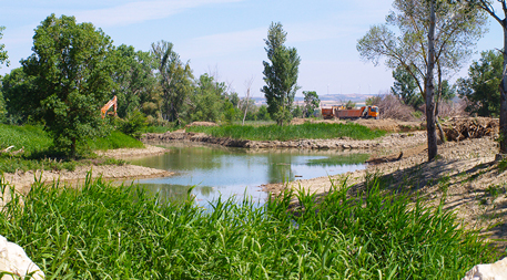 water management projects along the Arga River in Spain