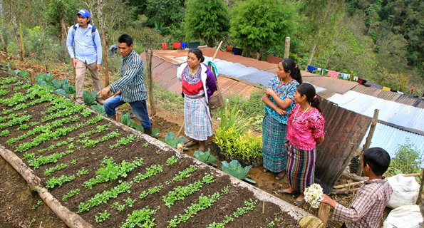 campesinos teaching sustainable low impact and indigenous methods