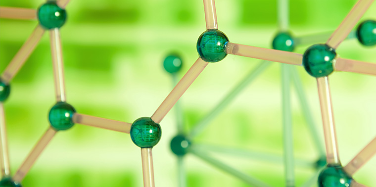 chemistry background green