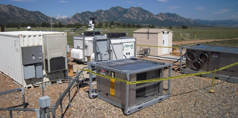 Microgrid equipment at the National Wind Technology Center in Colorado