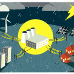 Smart grid in a storm