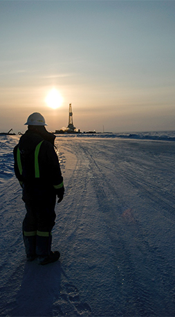 Receding sea ice in the Arctic is revealing 22 percent of the undiscovered, technically recoverable hydrocarbon resources in the world. But offshore oil and gas development brings with it environmental risks. Photo by Edward Struzik.
