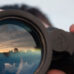 Horizon reflection in binoculars