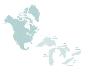 All together, the five Laurentian Great Lakes hold potential for some 740 gigawatts of offshore wind capacity, according to the National Renewable Energy Laboratory.