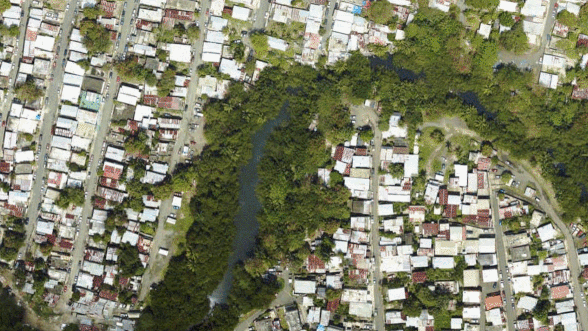 Aerial photos of Puerto Rico before and after Hurricane Maria