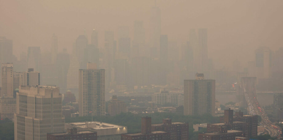 NYC in code red ‘unhealthy’ air quality as Canadian wildfire smoke pours into Northeast.