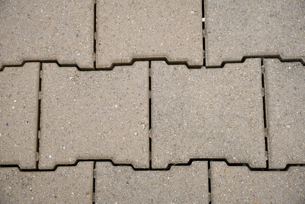 closeup photo of permeable brick