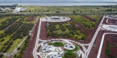 Aerial photo of Parque Ecológico Lago de Texcoco