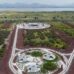 Aerial photo of Parque Ecológico Lago de Texcoco